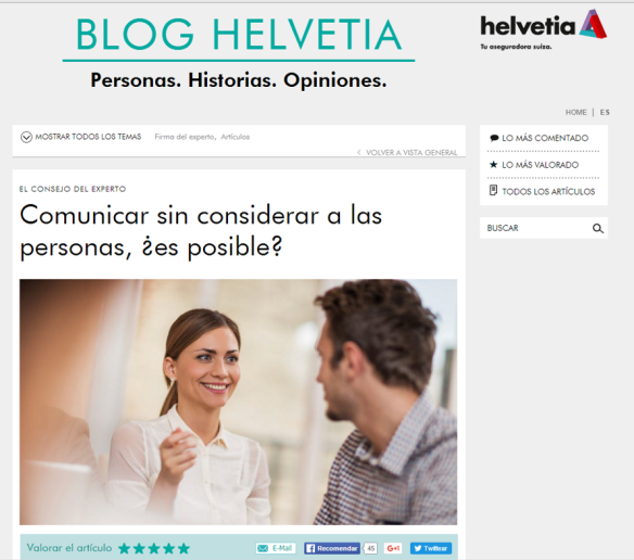 Blog Helvetia